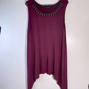Lane Bryant sleeveless pointed blouse size 14/16